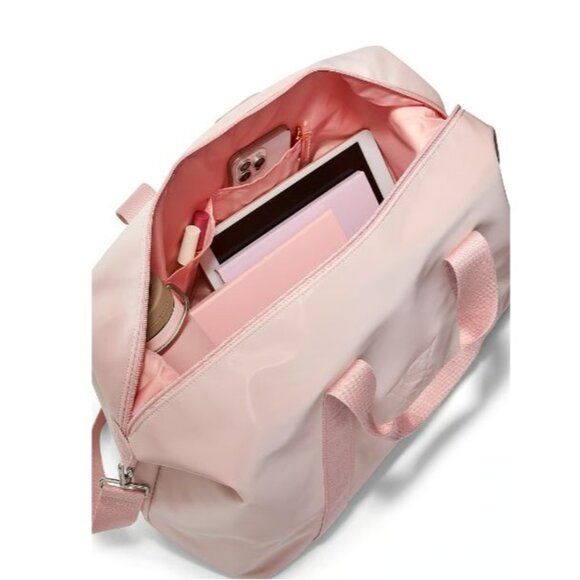 Victoria' Secret Pink Metallic Duffle Bag New - Picture 3 of 4
